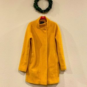 Express Mustard Yellow Cocoon Coat💛